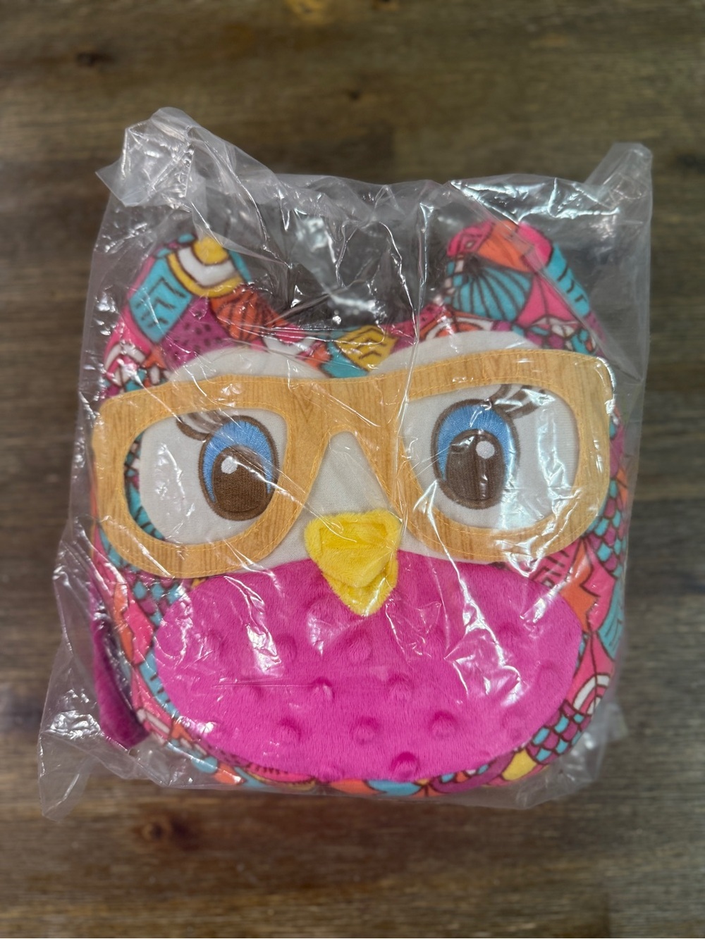 Girl Scout Plush OwlLittle Brownie Bakers 100 Years Cookies Pillow glasses. NWT